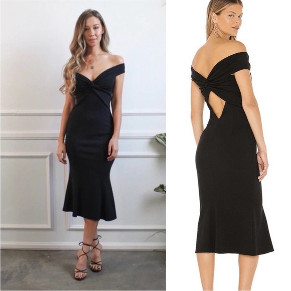 Total Flirt Dress in Black - Picture 1 of 8